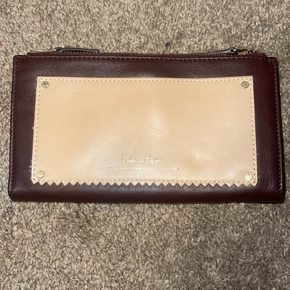 Indian Hicks Take Out Double Zip Wallet NWOT